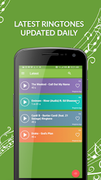 Imagen 1 para Today's Hit Ringtones Pro…