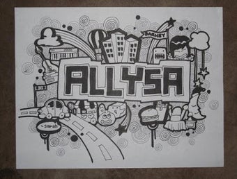 Image 2 for Doodle Art Name Design Id…