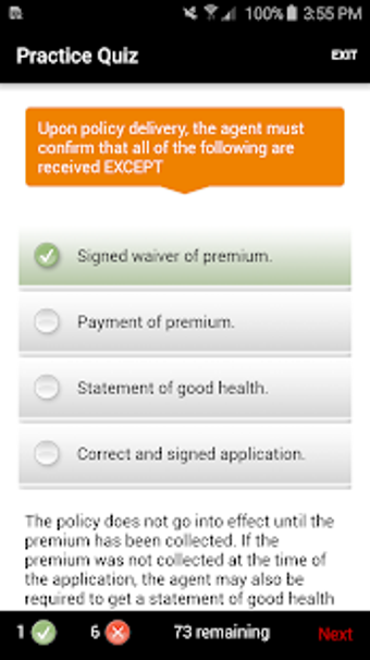 Imagen 1 para ExamFX Life Exam Prep