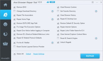Image 0 for Anvi Browser Repair Tool