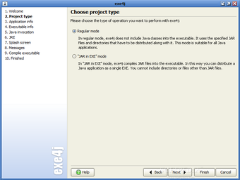 Image 0 for exe4j (64-bit)