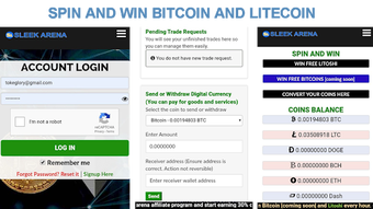 Image 0 for Spin and Win Bitcoin and …