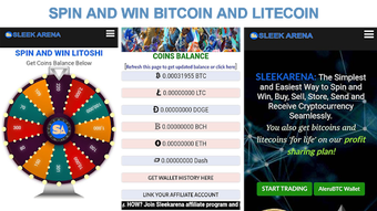 Image 1 for Spin and Win Bitcoin and …