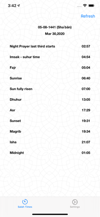 Image 1 for Salah Times