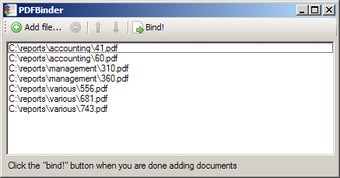 Image 0 for PDFBinder