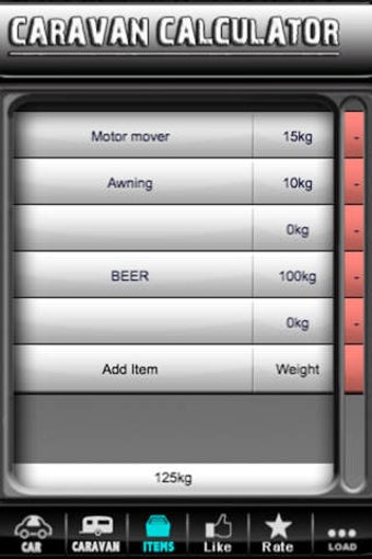 Image 0 for Caravan Calculator