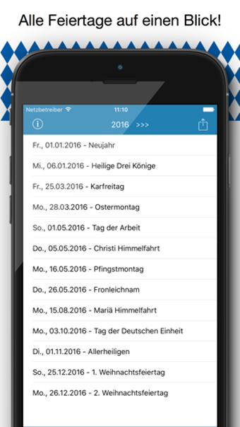 Image 3 for Feiertag Kalender Bayern