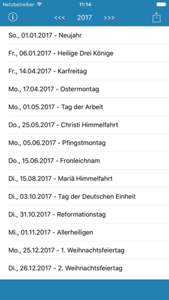 Image 2 for Feiertag Kalender Bayern