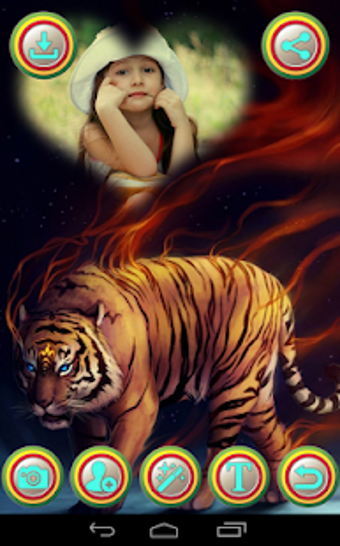 Image 1 for Tiger Photo Frame