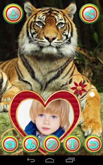 Image 2 for Tiger Photo Frame