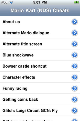 Imagen 0 para Cheats for Mario Kart (Ni…