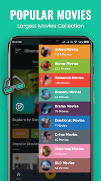 Imagen 1 para Cinema Tube - 5000+ HD Po…