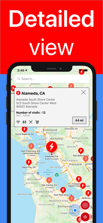 Image 1 for Supercharger map for Tesl…