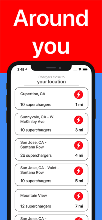 Image 0 for Supercharger map for Tesl…