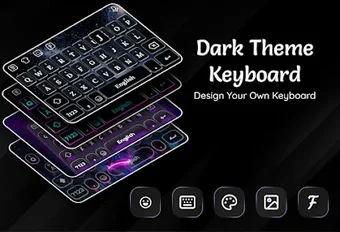 Imagen 0 para Dark Theme Keyboard-Neon …