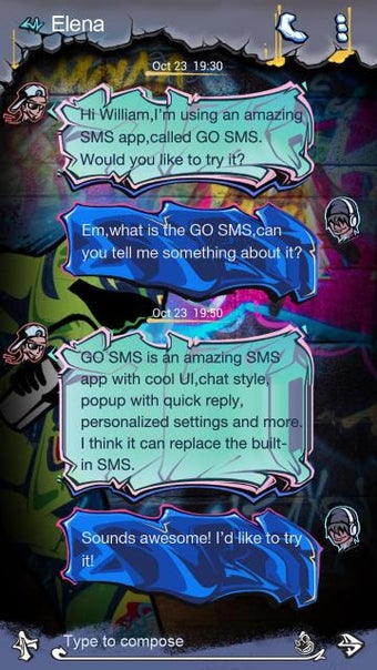 Image 0 for GO SMS PRO STREET SOUL TH…
