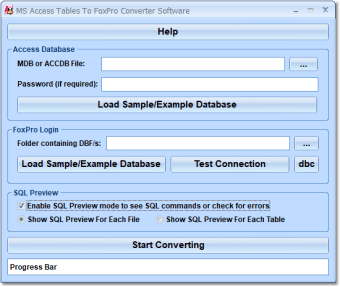 Image 0 for MS Access Tables To FoxPr…