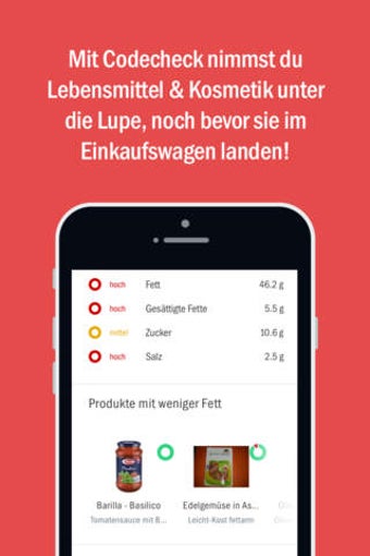 Image 0 for Codecheck: Lebensmittel &…