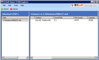 Imagen 1 para R1Soft HyperV Explorer