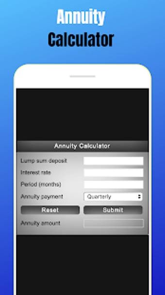 Image 1 for Annuity Calculator APP