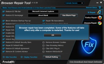 Image 0 for Browser Repair Tool