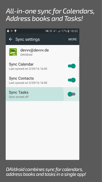 Imagen 3 para DAVdroid - CalDAV/CardDAV…