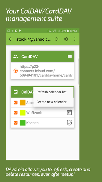 Imagen 1 para DAVdroid - CalDAV/CardDAV…
