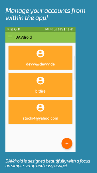Imagen 2 para DAVdroid - CalDAV/CardDAV…