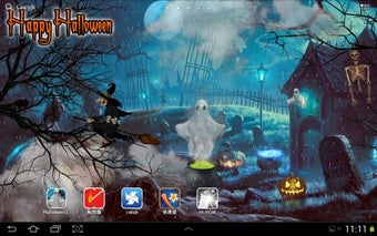 Imagen 1 para Halloween Live Wallpaper …
