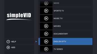 Image 0 for simpleVID IPTV PLAYER