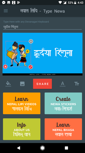 Imagen 1 para Nepal Lipi - Type Newa wi…