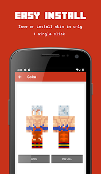 Image 2 for Skin Goku for Minecraft