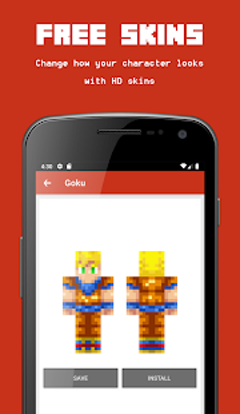 Image 1 for Skin Goku for Minecraft