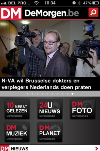 Imagen 0 para DeMorgen.be Mobile