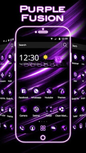 Image 1 for Purple Fusion Theme