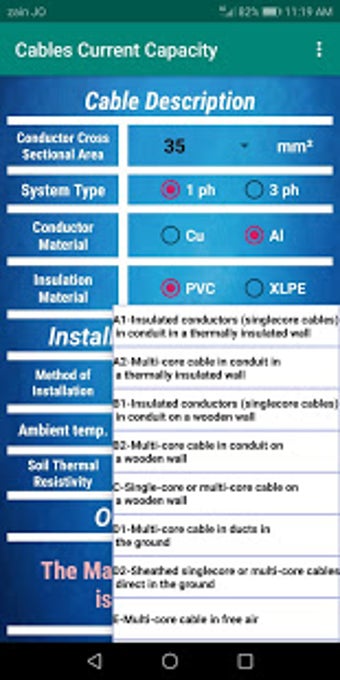 Image 0 for Cables Current Capacity (…
