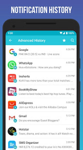Imagen 1 para Notification History Log