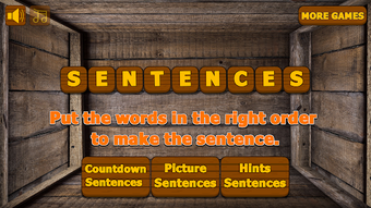 Image 1 for Sentence Scramble Word Ga…