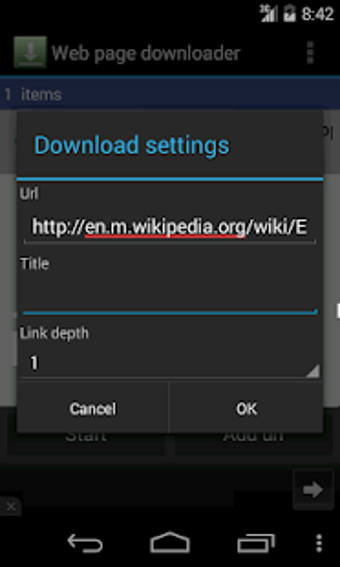 Imagen 1 para Web page downloader