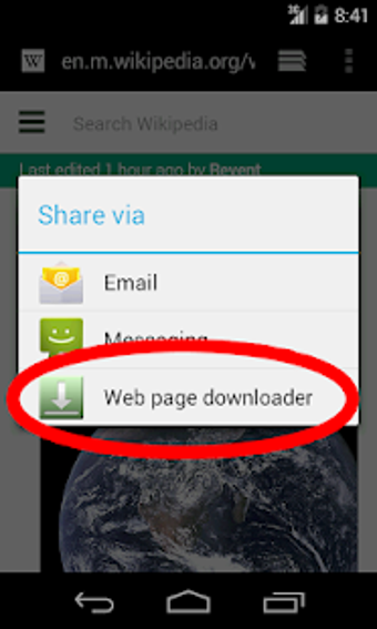 Imagen 1 para Web page downloader