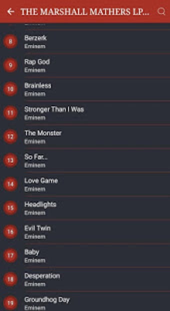 Imagen 1 para All Eminem Songs Lyrics