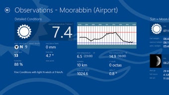 Imagen 1 para AU Weather Pro for Window…