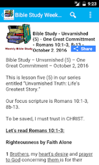 Image 3 for Weekend Bible Study- Week…