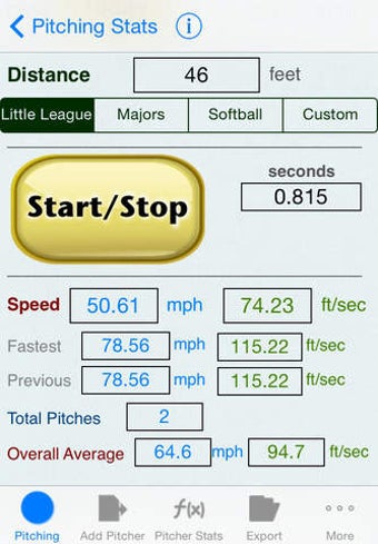 Imagen 0 para Pitching & Throwing Radar…