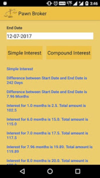 Imagen 0 para Pawn Broker Loan Interest…