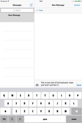 Image 0 for Keyboard of Futura Font: …