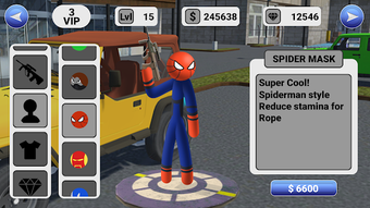 Imagen 2 para Spider Stickman Rope - He…