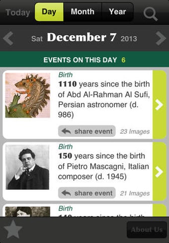 Image 0 for DIOMEDIA Calendar Histori…