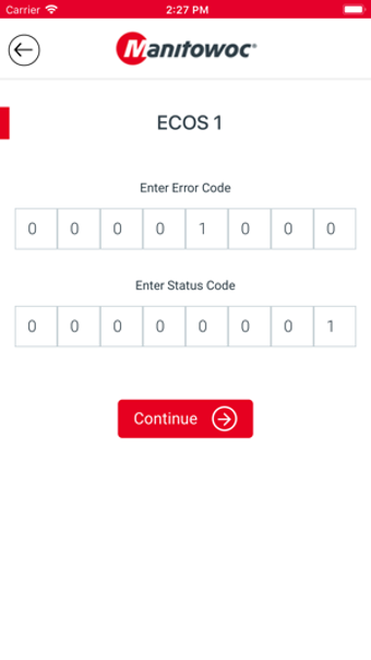 Image 1 for Manitowoc Diagnostic Code…
