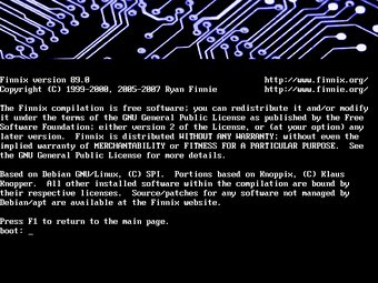 Image 0 for Finnix